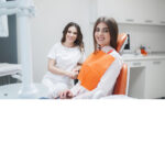 Dentist and patient at Chantilly Dental Arts Center